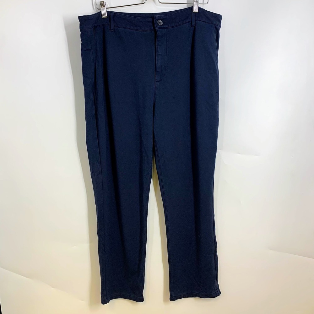 True Classic Mens 38 Navy Blue‎ Casual Pants Chinos Business Career